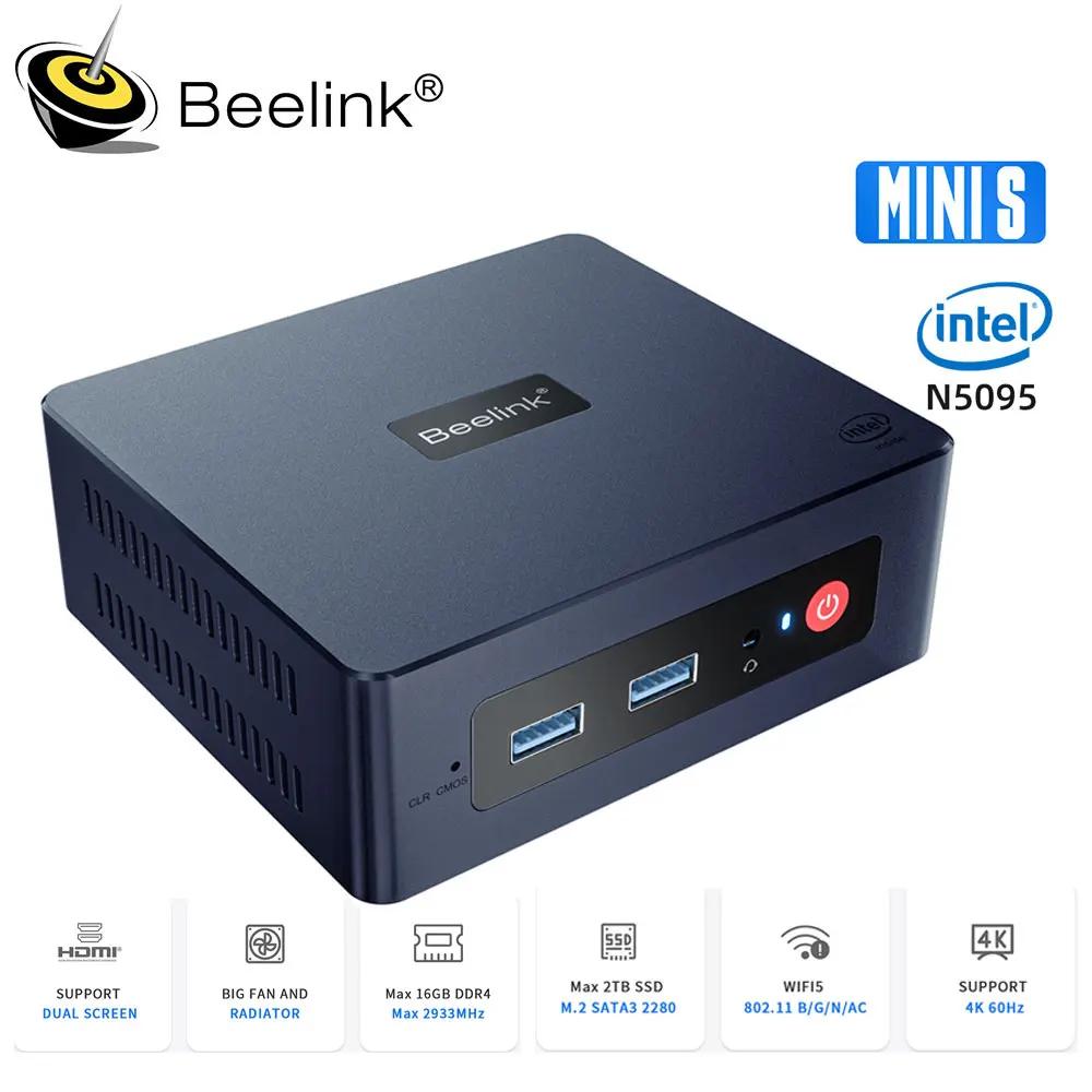 Beelink ̴ S  11  N5095 ̴ PC, DDR4 RAM 8G SSD 128G 512G  5 BT4.0 ̴ ȣƮ, 4K ǽ ũž ӿ ǻ
